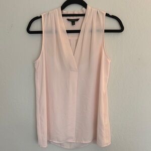 Banana Republic pink sleeveless blouse